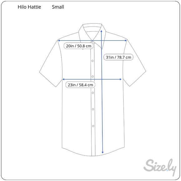 Hilo Hattie Mens Hawaiian Shirt Size Small Short Sleeve Tropical Floral Blue - Picture 7 of 8